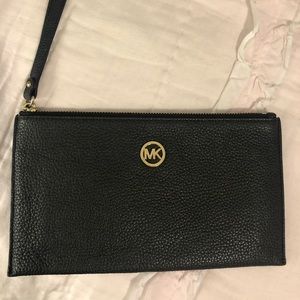 Black Michael Kors Wristlet